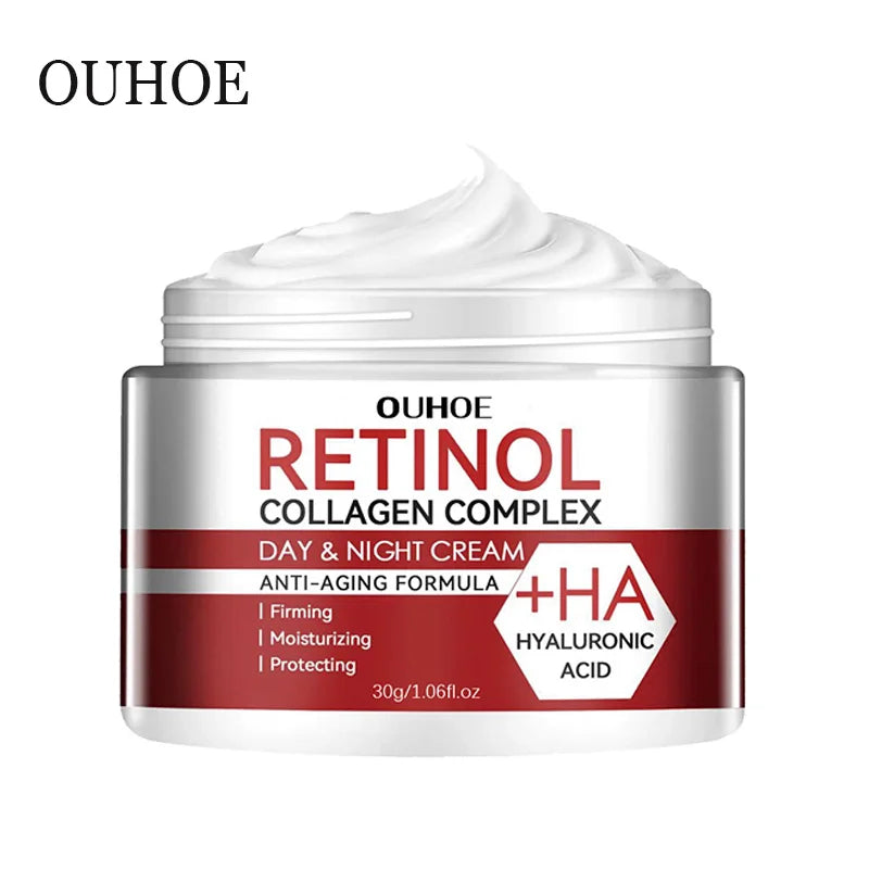 Creme Hidratante Facial. Retinol Reparador Hidratante Nutritivo. Clareador de Pele Creme Facial Antienvelhecimento. Cuidados com a Pele do Rosto